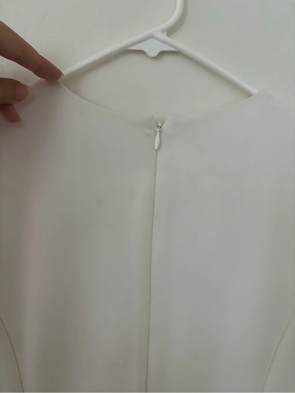 Calvin Klein White Fit & Flare Dress Size 2 - Picture 6 of 7